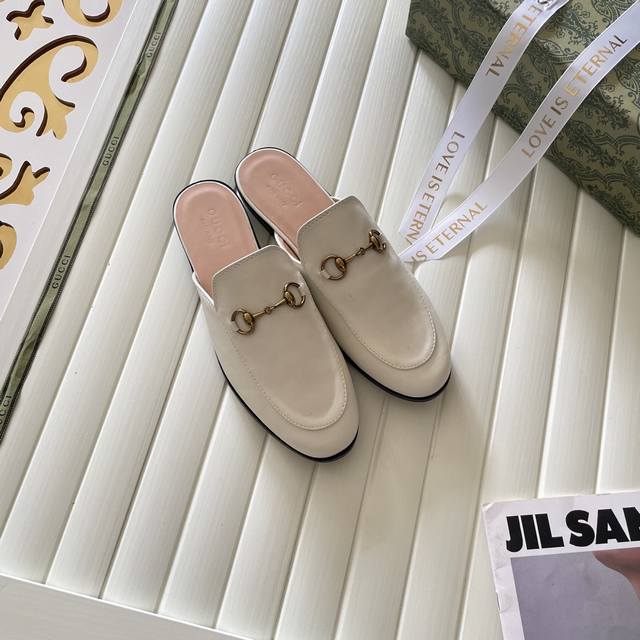 出厂： GUCCI 古驰2025顶级专柜 新款限定官网上新 独家首发 GUCCI 古驰 25SS 经典全系半拖 单鞋 一脚蹬 毛半拖 Gucci半拖 Gucci